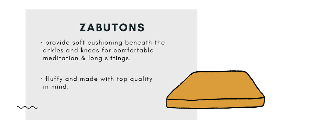 Scoria’s organic, natural, sustainable, ethical, environmental, meditation mat, zabuton. Zabuton cushion. Best meditation pillow, meditation seat.