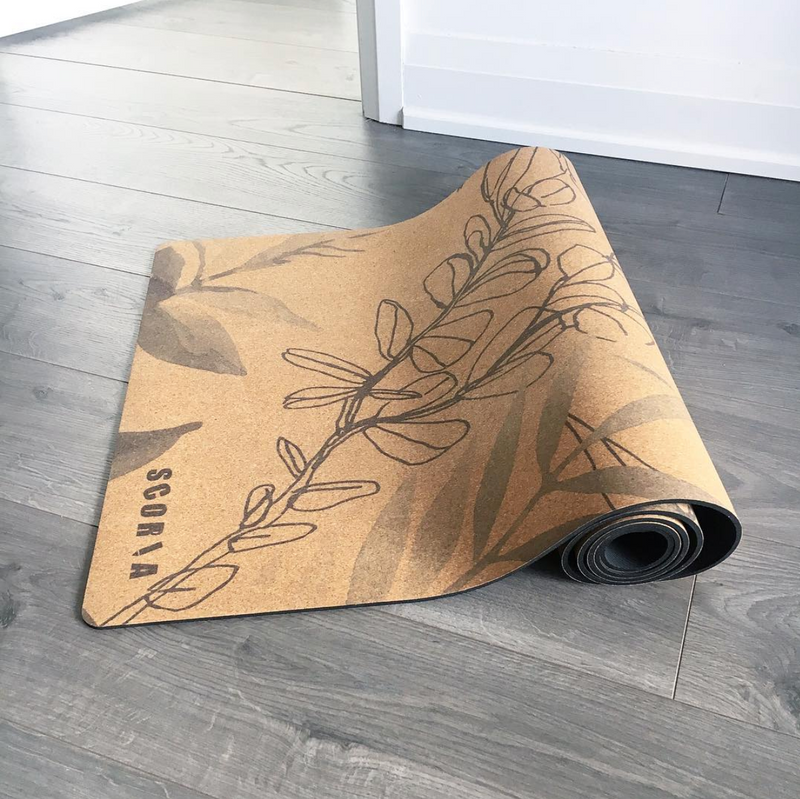 *PRE-ORDER* Blossom Cork Yoga Mat | 4.5MM - Scoria