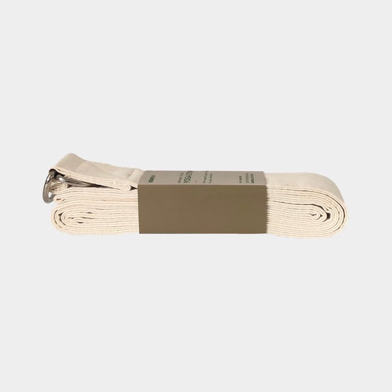 Organic Cotton Yoga Stretch Strap - Scoria