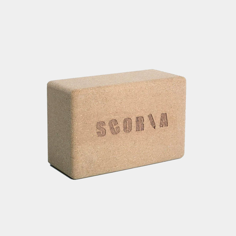 cork yoga blocks pair scoria