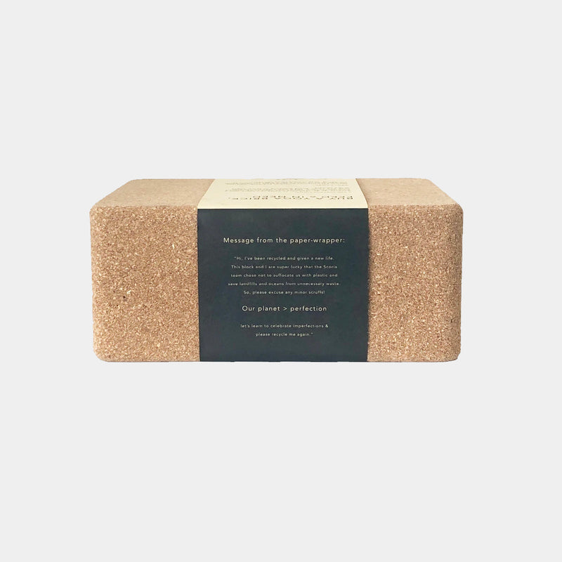 cork yoga blocks pair scoria