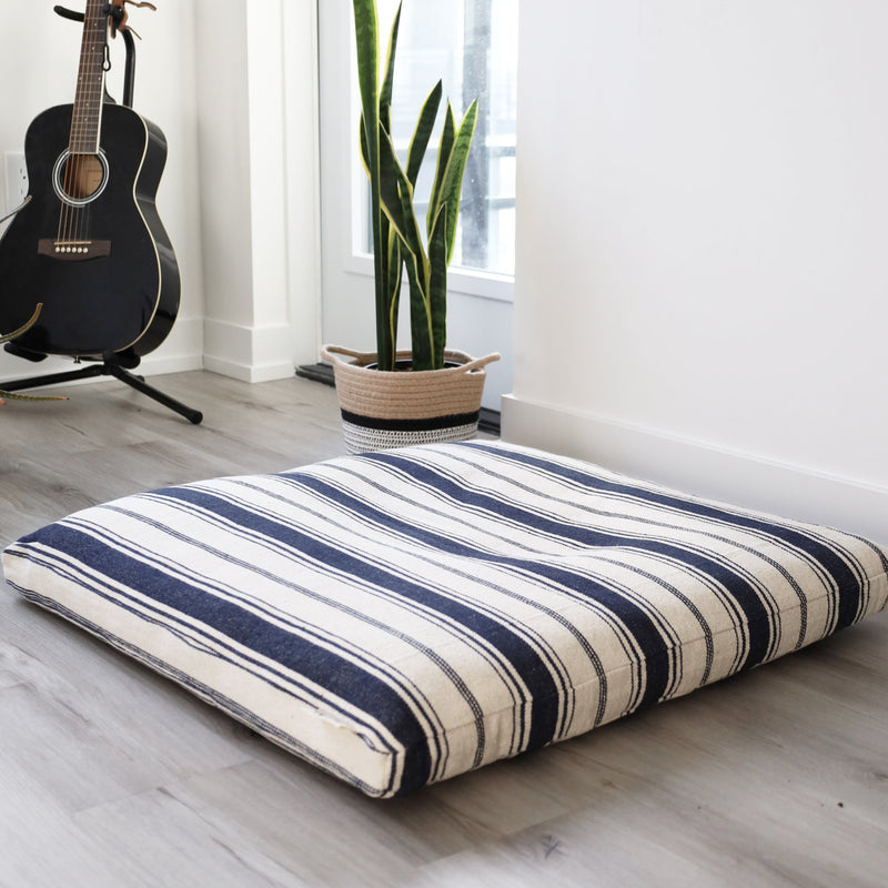 Zabuton Natural & Organic Meditation Mat | Striped