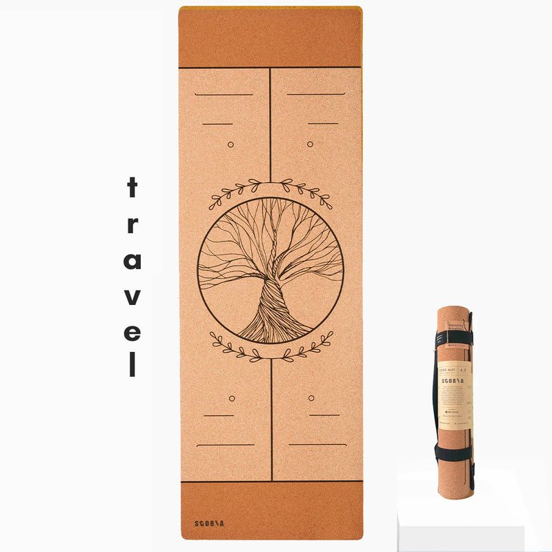 Travel Artist Cork Yoga Mat | 2MM