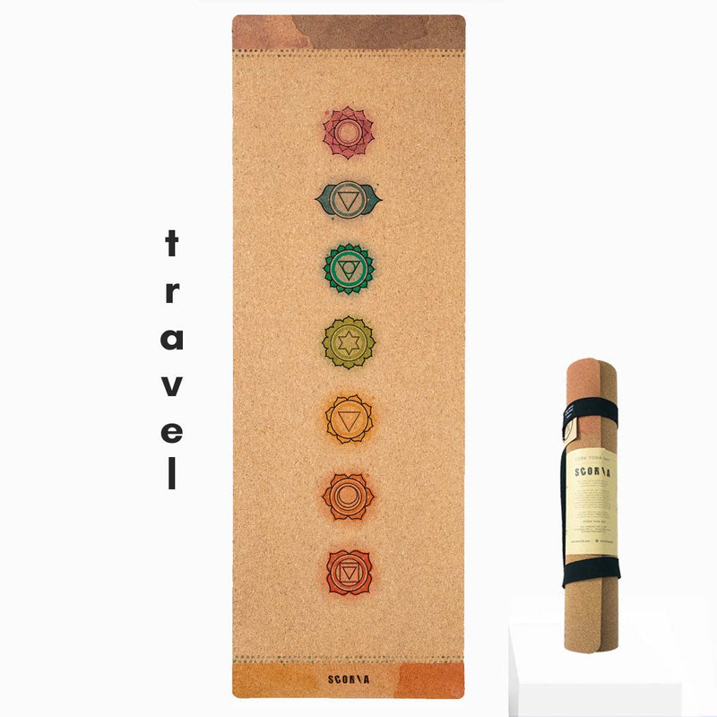 Travel Artist Cork Yoga Mat | 2MM