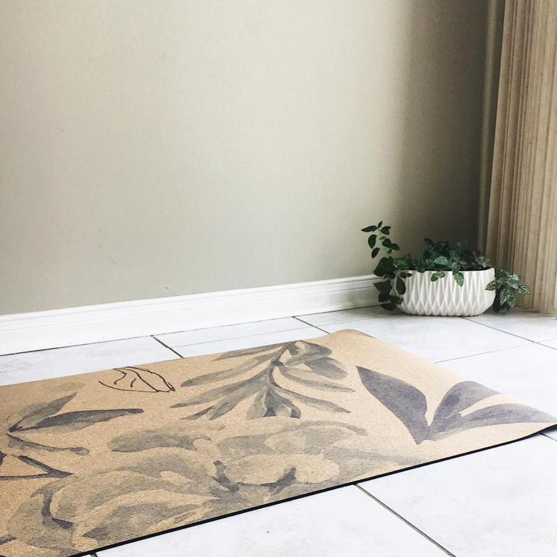 *PRE-ORDER* Blossom Cork Yoga Mat | 4.5MM - Scoria