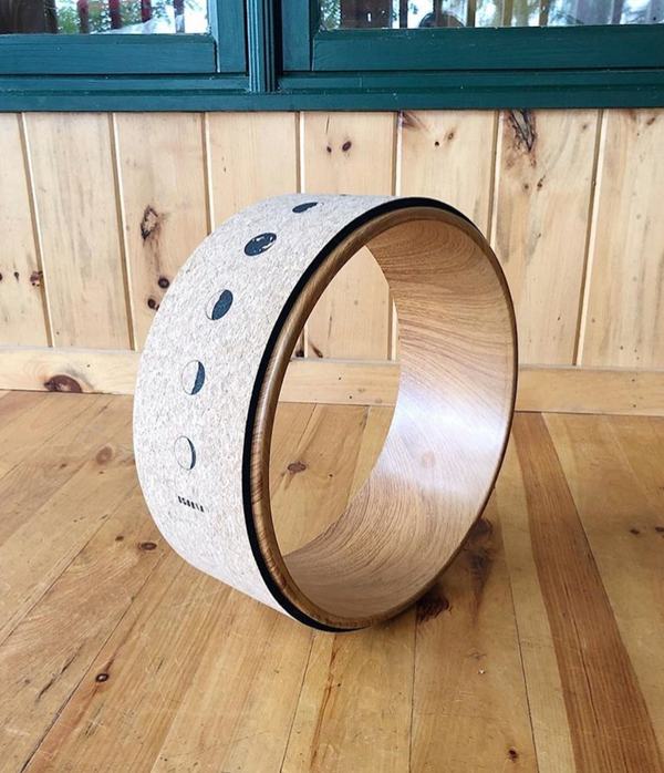 Illuminate Cork Yoga Wheel - Scoria