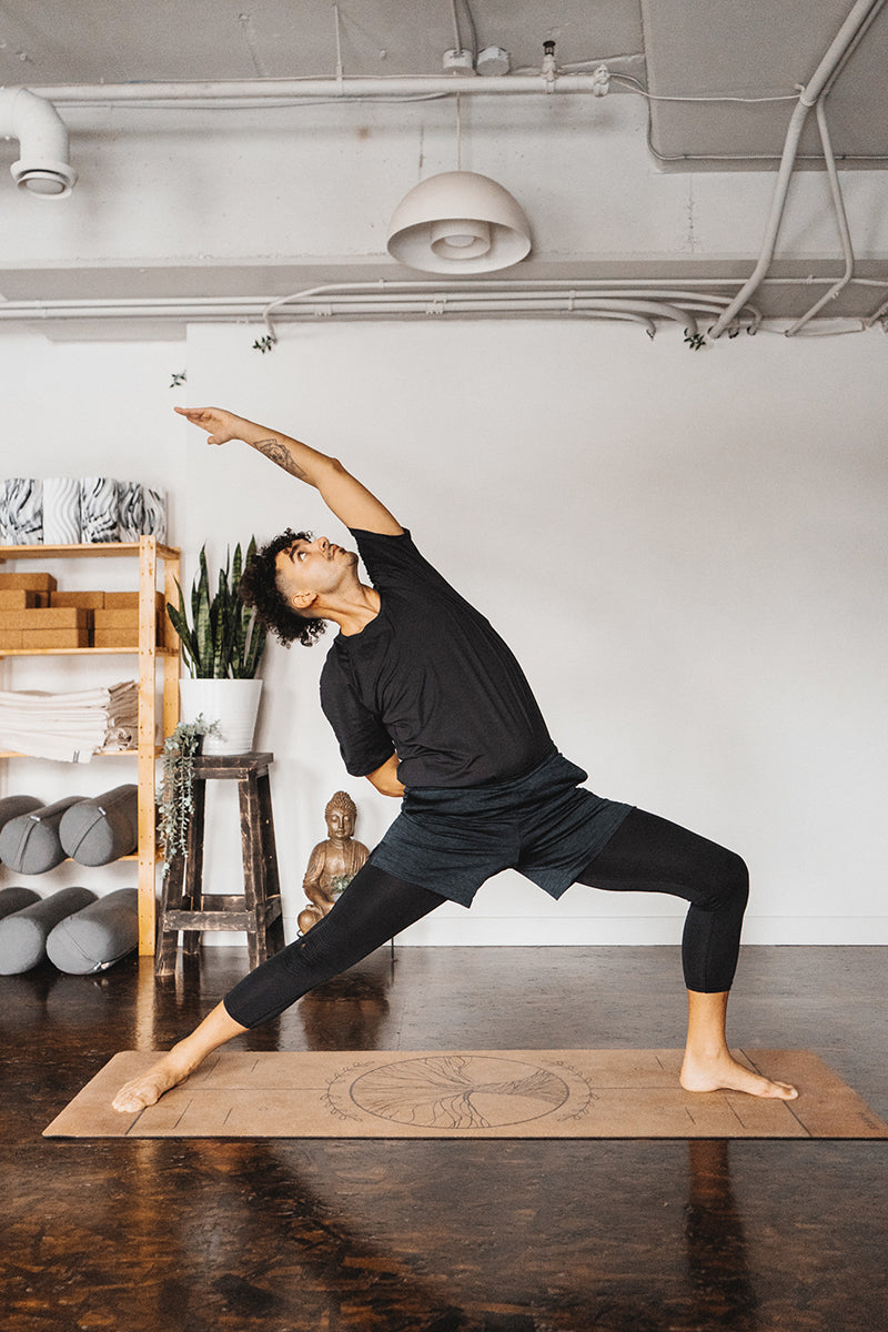 Tree of Life Alignment Cork Yoga Mat | 4.5MM