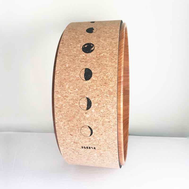 Illuminate Cork Yoga Wheel - Scoria